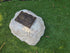 rock urn and plaque